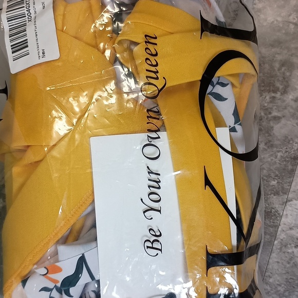 Hanna Nikole Womens Size 22W Plus Size Bikini Set 2 Piece High Waisted Swimsuit - Picture 8 of 14